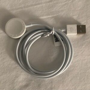 Apple Watch White Charging Cable with USB A  Connector. 40” L